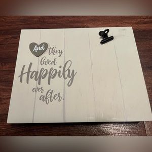 Wedding Picture Frame/Holder